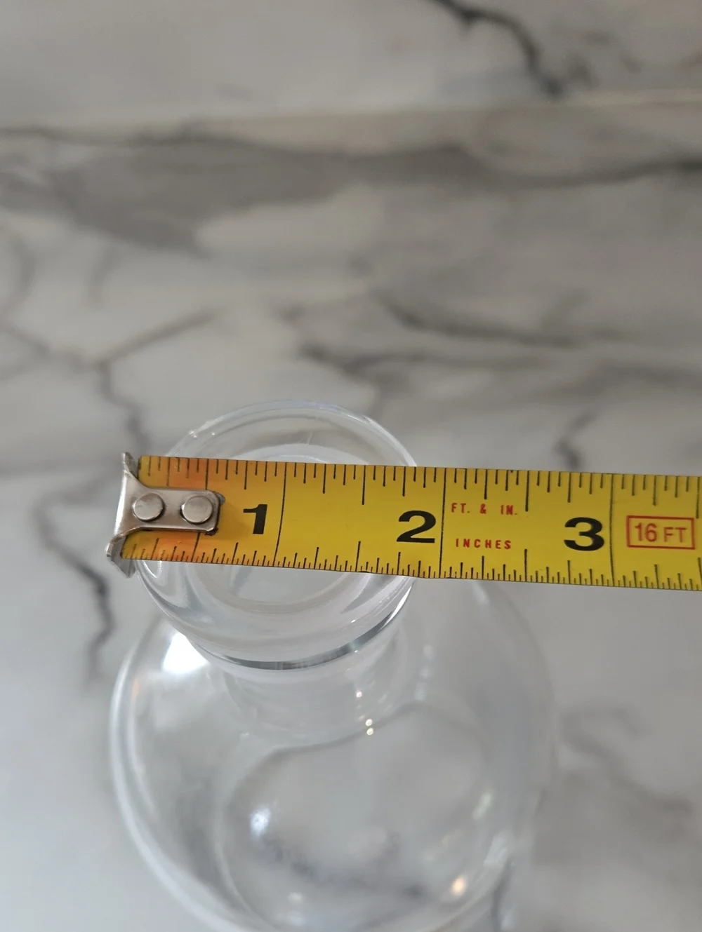 Clear Glass Apothecary Bottle with Gold 'Truth Serum' Lettering decanter